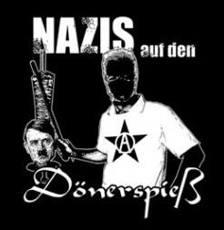 Aufnäher Rücken - Nazis auf den Dönerspieß