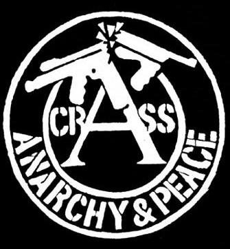 Button Crass "Anarchy and Peace"