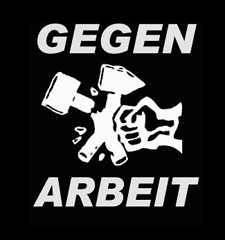 Aufnäher Rücken - Gegen Arbeit