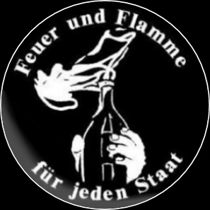 Button Feuer und Flamme