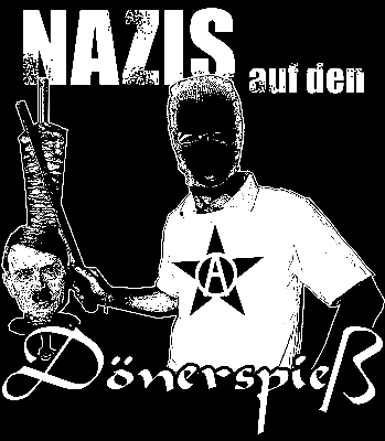 Kapuzen-Pullover "Nazis auf den Dönerspieß"