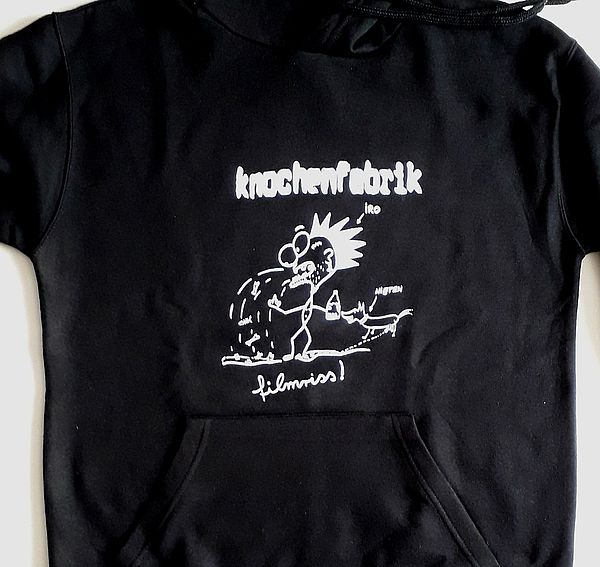 Kapuzen-Pullover \"Knochenfabrik\"