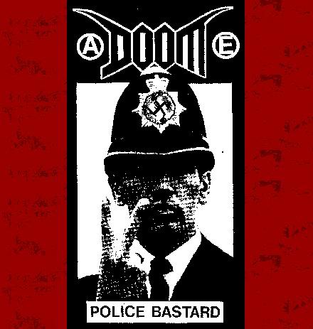 Aufnäher - doom \"Police bastard\"