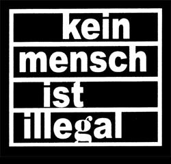 Aufnäher - Kein Mensch ist Illegal