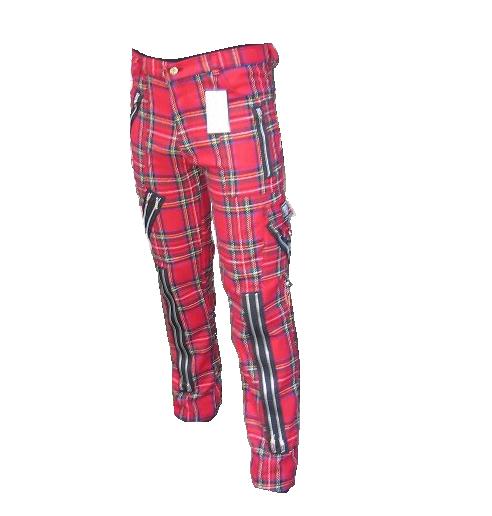 Bondage Hose tartan rot Tiger of London